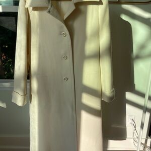 Elegant Cream Trench Coat